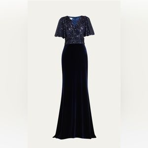 Gorgeous navy gown for a real special occasion